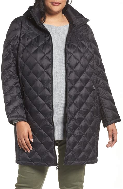 nordstrom michael kors packable puffer jackert|Michael Kors shiny puffer jacket.